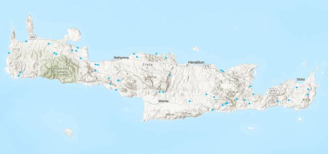 Ιστορικά υδρομετρικά στοιχεία πηγών της Νήσου Κρήτης